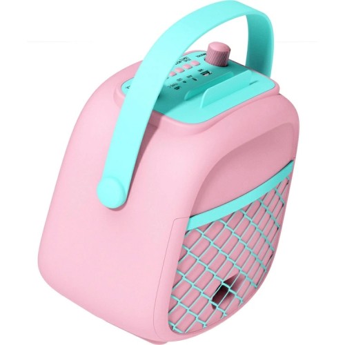 ΦΟΡΗΤΟ ΗΧΕΙΟ EGOBOO KB23028PNK BLUETOOTH KARAOKE KIDS VOICE ΜΕ ΑΣΥΡΜΑΤΟ ΜΙΚΡΟΦΩΝΟ